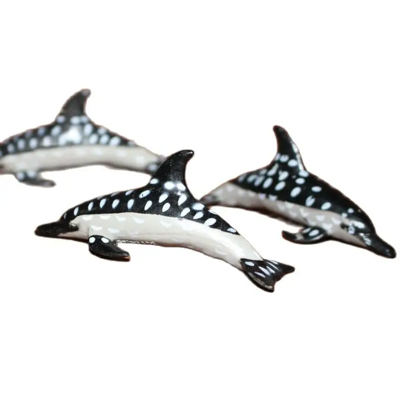 Miniature modello animale di mare Manta raggi stella marina squalo maculato delfino Platypus pianeti mondo fai da te Mini Figurine Action Figure giocattoli