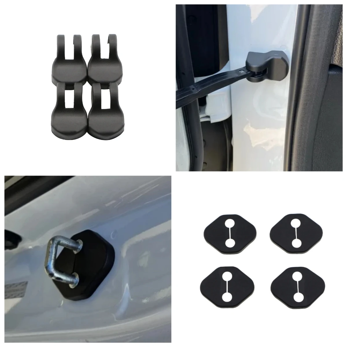4 قطعة ABS قفل باب السيارة يغطي الأبواب سدادة غطاء لهوندا اليشم HR-V Vezel HRV جاز أكورد مدينة أوديسي كروس تور اكسسوارات #1