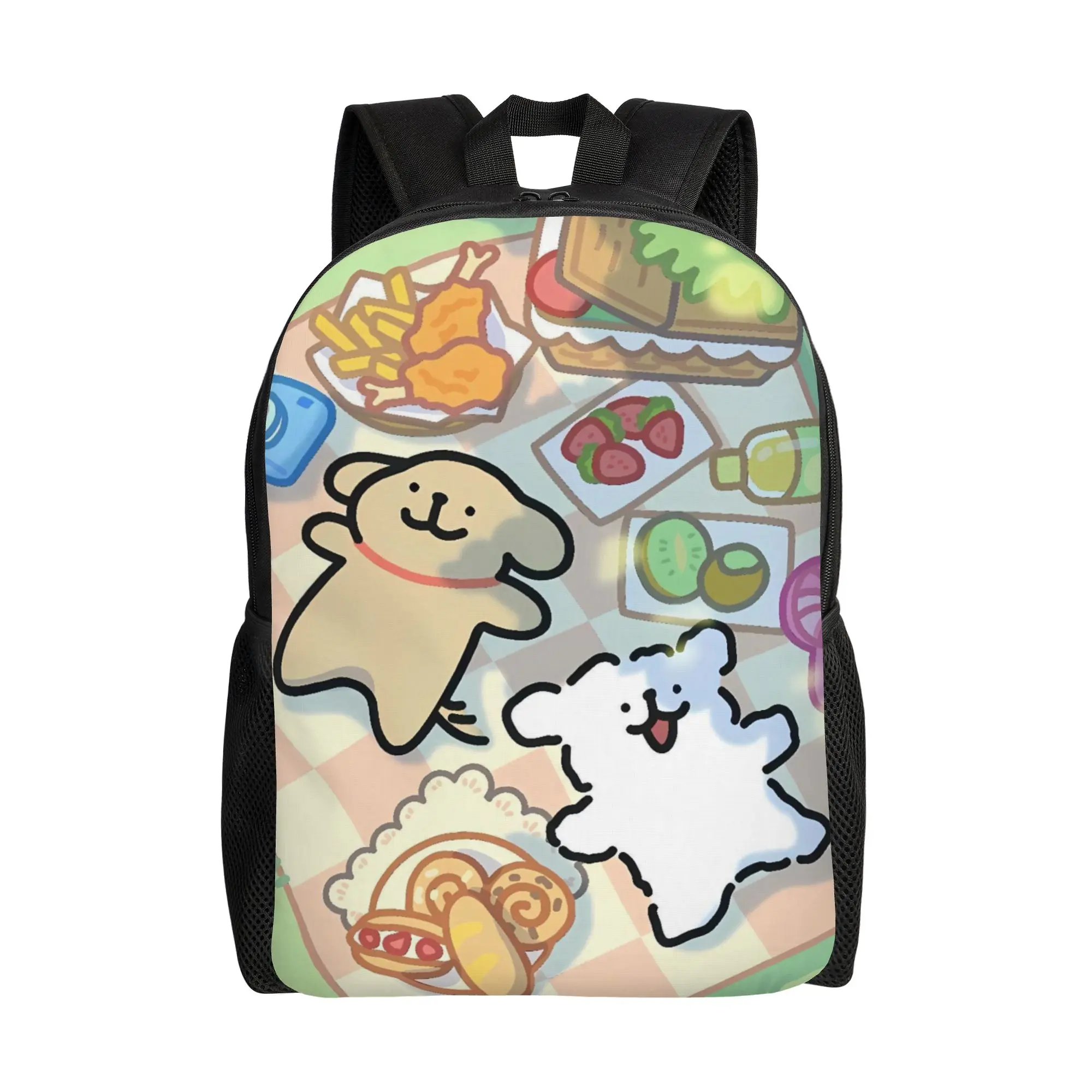 Line Dog  Backpack  Stylish Backpacks Boy Outdoor Style Lightweight High School Bags High Quality Rucksack