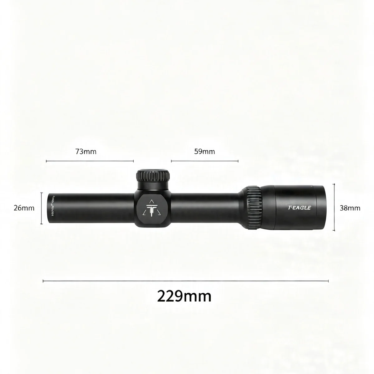 4.5X20WA T-EAGLE Tactical Optics Rifle Scope Red Green Illuminated Sight Outdoor Hunting Shooting Scope Fit 11mm/20mm Rail Mount