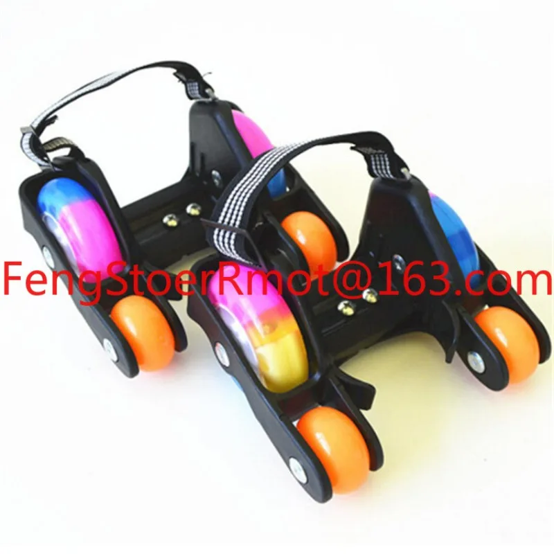 

Four-wheel enhanced version of PU Hot Wheels roller skates, starry sky roller skating, transportation tool flash