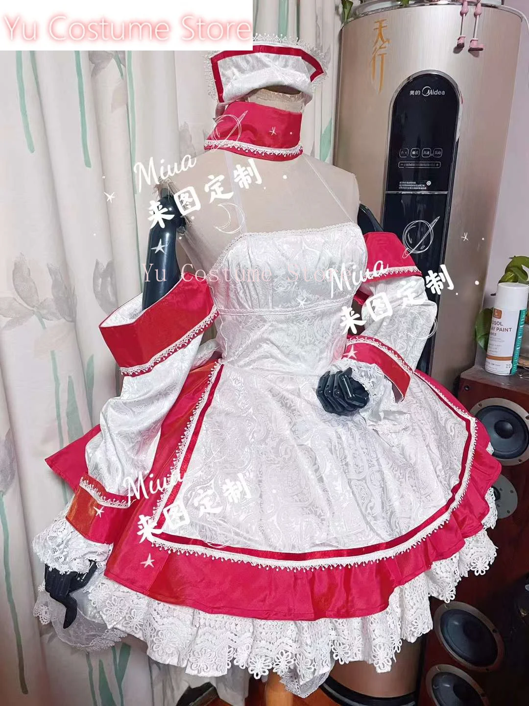 Yu Costume Chobits Elda Maid Dress  Cosplay Costume Cos Game Anime Party Uniform Hallowen Play Role Clothes Clothing