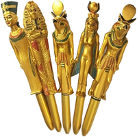 10 Pcs Egyptian style Pens Egyptian Shape Writing Pens Cute Press Ballpoint Pens for School Office Supplies Gift Party Favors