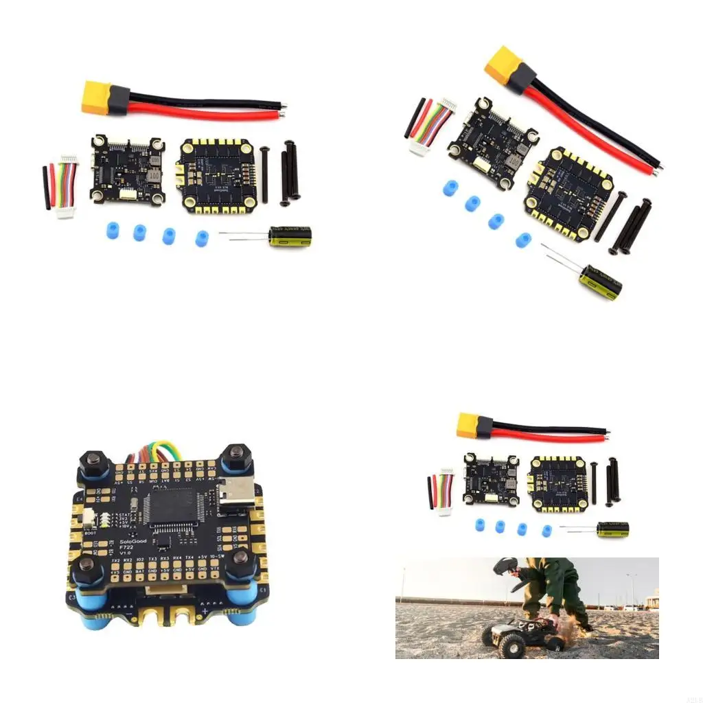 

Advanced F722 Flight Control System With 60A ESC Remote Power Management And LED Indicators A2UB
