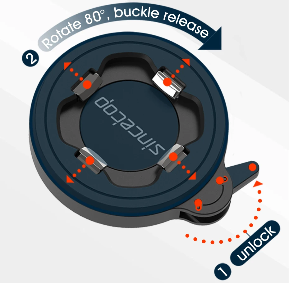دراجة نارية 1 بوصة حامل هاتف الكرة مع الاهتزاز المرطب العالمي المقود المقبس الذراع ل موتو سريعة جبل المشبك (الجيل الثاني)