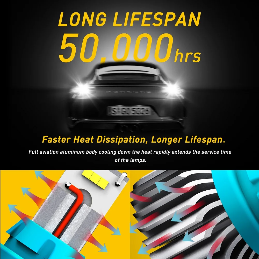 

AUXITO 2Pcs Powerful T15 W16W LED Bulb Canbus Error Free 12W Car Backup Reversing Lights 2000LM 912 921 LED Lamp 12V 24V White