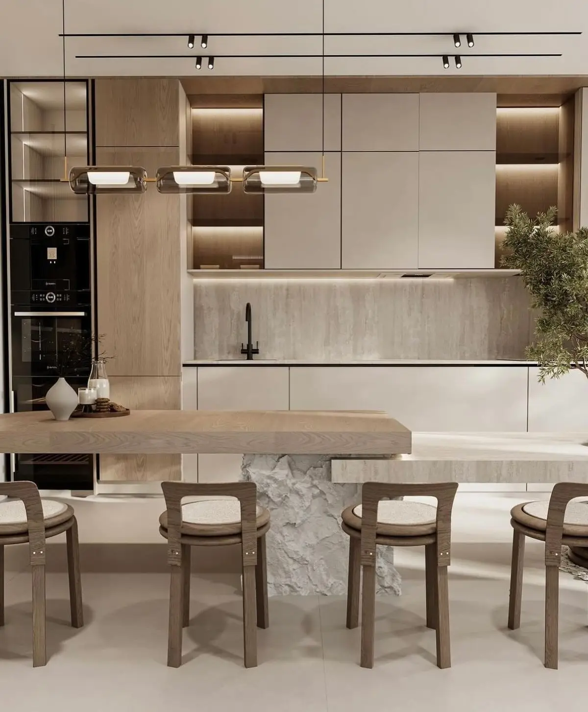 CBMmart One Stop Free Design Whole House Customization Design Modern Cupboards for Kitchen Furniture Kitchen Cabinets