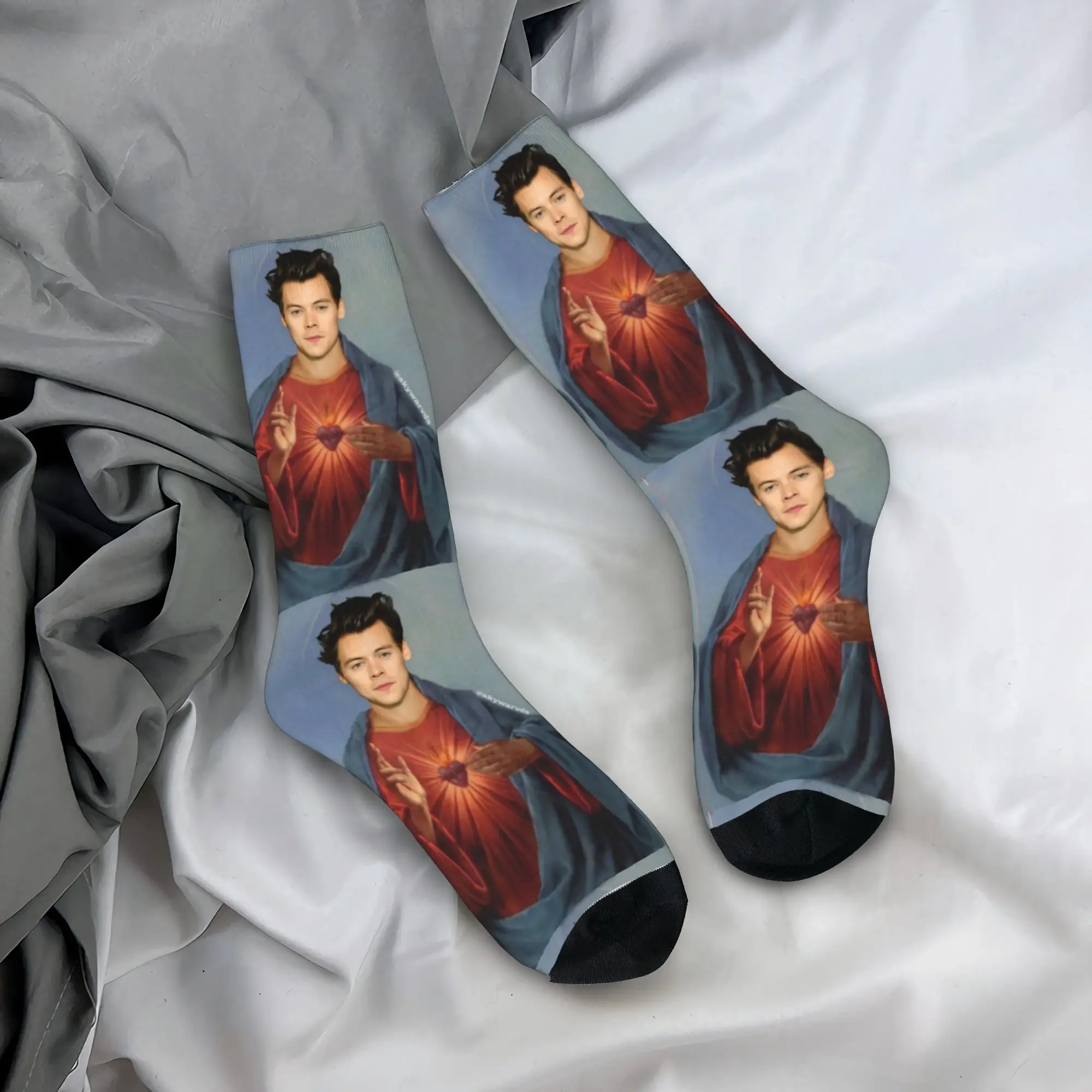 

Мужские носки Harrys Styles: дышащие, средней мягкости, осенние, повседневные, для бега и спорта, с индивидуальным дизайном