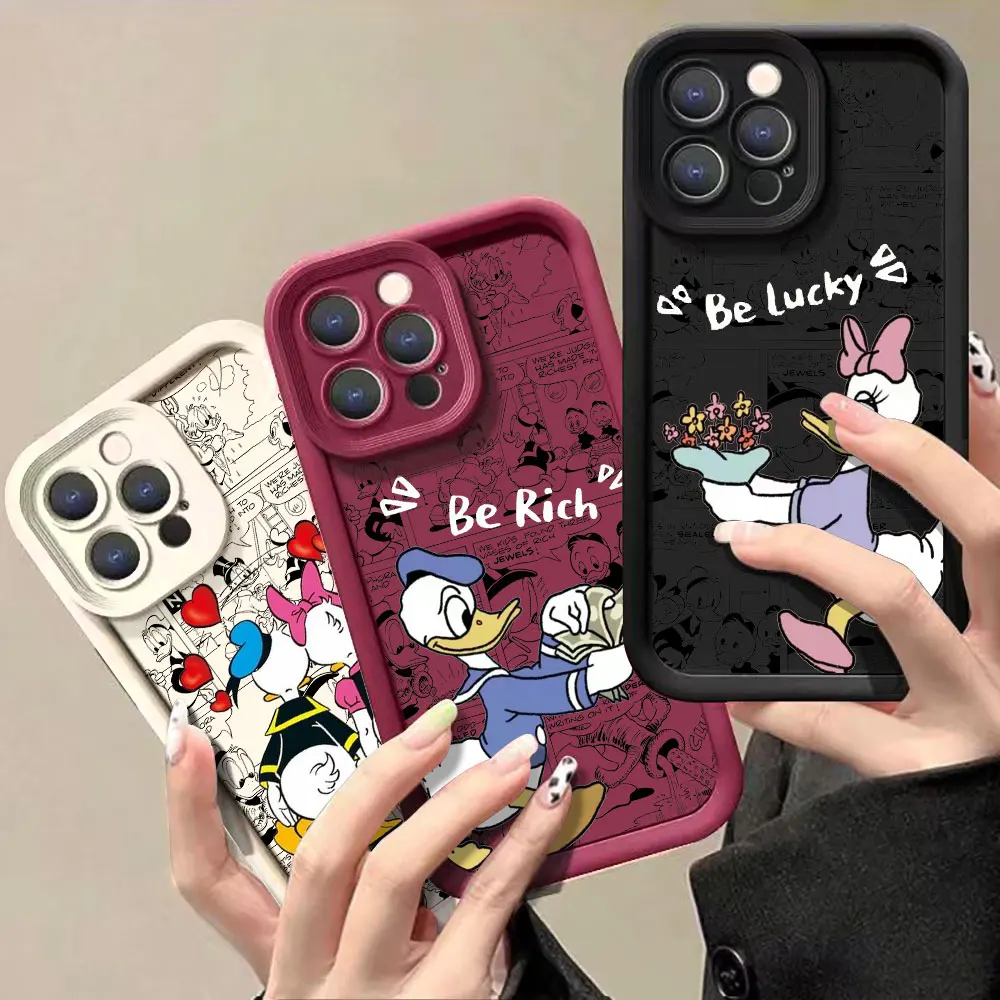 

Disney Donald Duck Daisy Comic Phone Case For Infinix Note 40 30 12G96 VIP Hot 40 40I 30 30I 20 10 Pro Play Smart 8 7 6 5 Cover