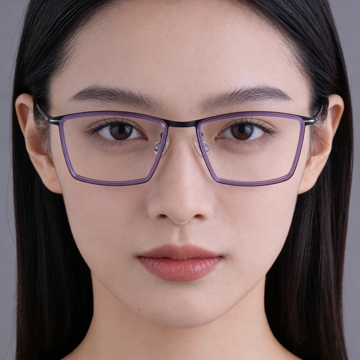 Fashion Square Glasses Frames Men Titanium Screwless Design Eyeglasses Eyewear Thin Rim Brand Design Handmade Spectacles Gafas