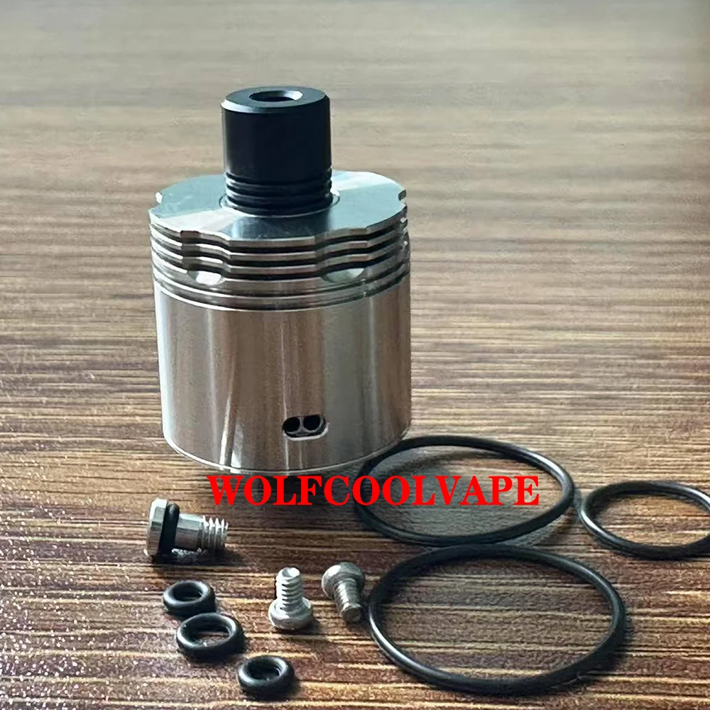 Wolfcoolvape 415 RDA Kaze Style Rebuildable Atomizer RDL MTL with BF Pin Air Inserts 0.9x2 1.0x2 1.0mm 1.4mm RBA Vape Tank