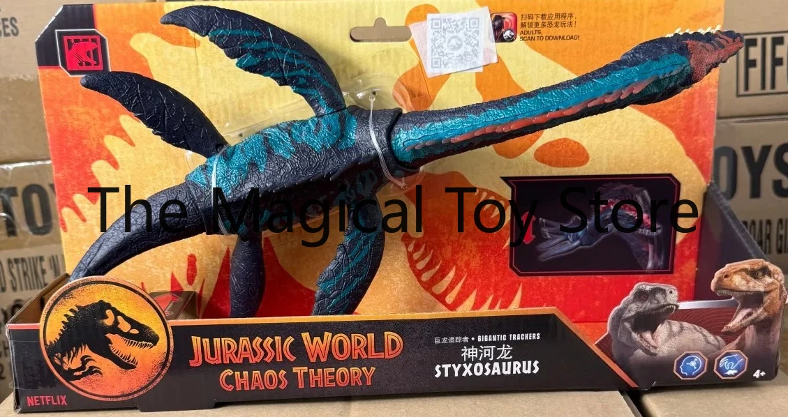 

Original Jurassic World Giant Tracker Plesiosaurus Dinosaur Action Figure Large Species Attack Chaos Theory Toy Model