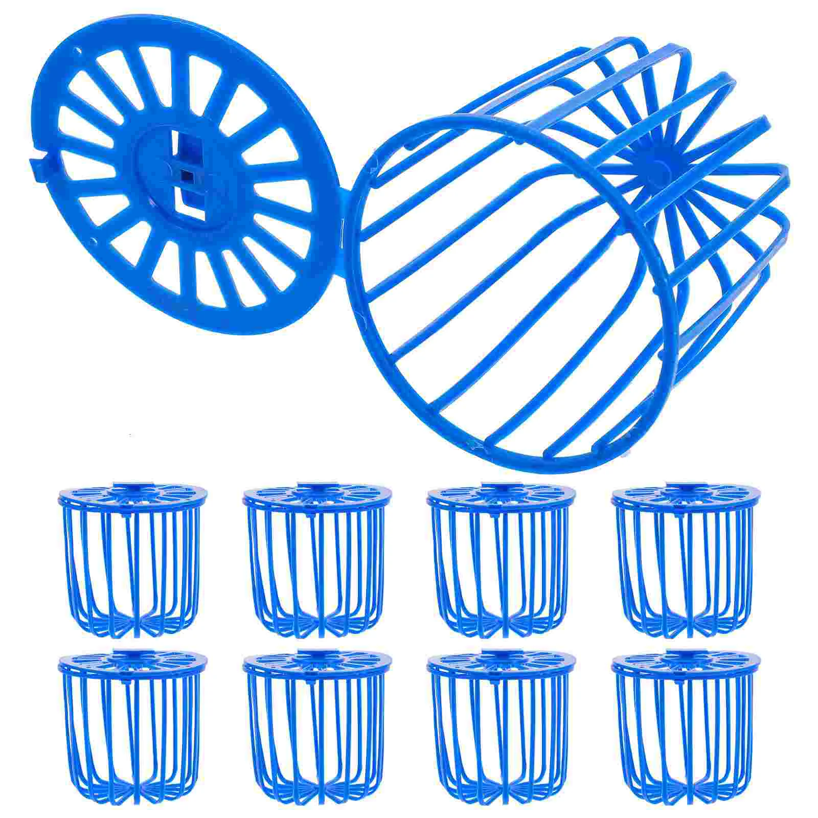 

10 Pcs Bird Fruit and Vegetable Basket Pet Feeder Parakeet Wire Cage for Quail Plastic Food Holder