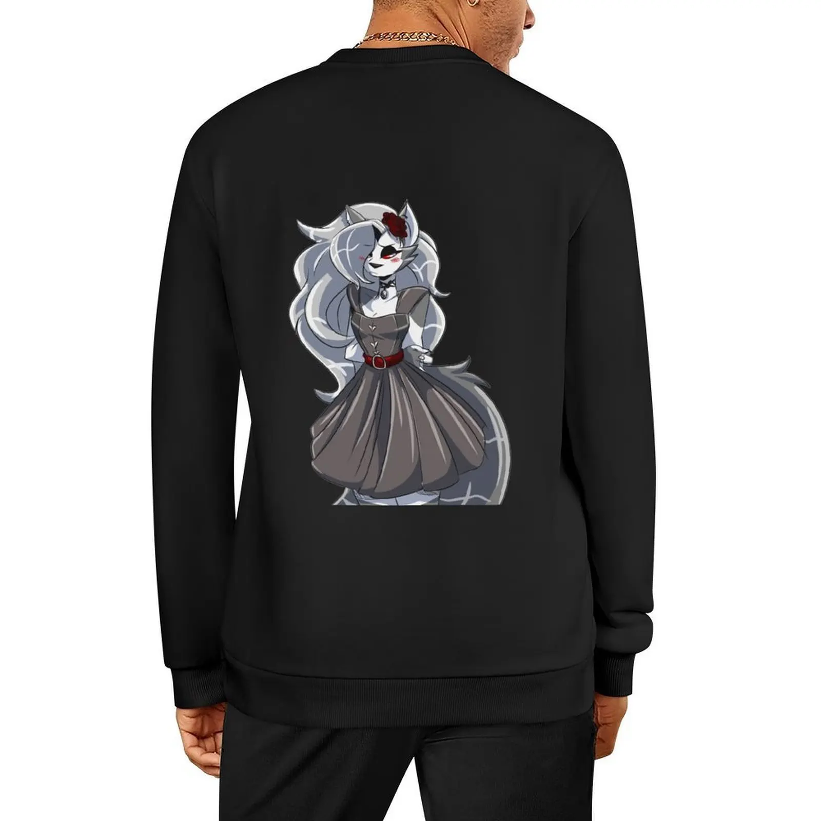 

Loona - Helluva Boss Pullover tracksuit men anime clothes men clothing men's clothing hoody