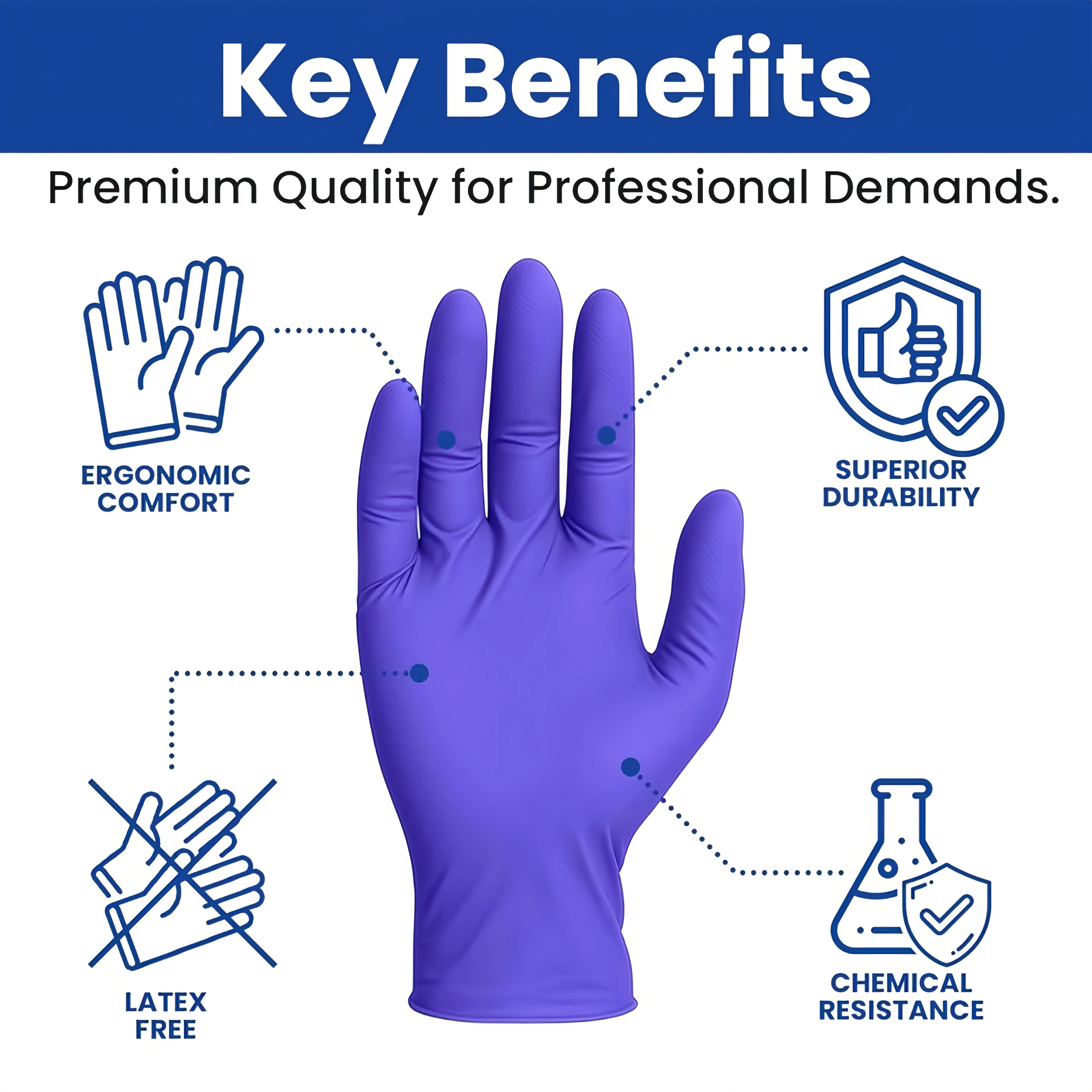 200 Guantes de Nitrilo Desecha - Exam Glove Nitrile reseña y precio