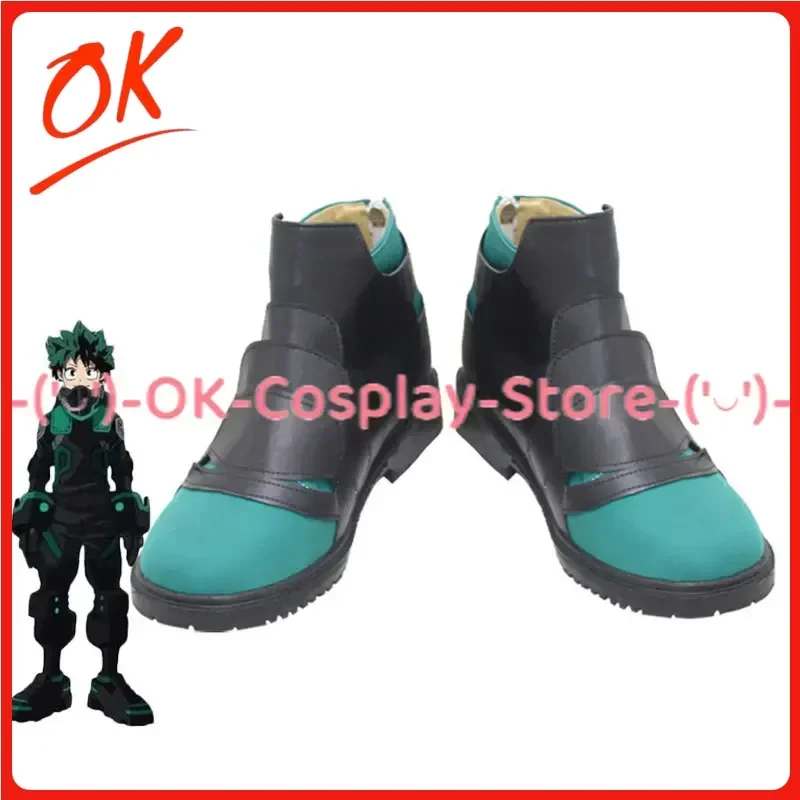 

[На заказ] Deku Midoriya Izuku обувь для косплея аниме игра костюм для ролевых игр реквизит Хэллоуин карнавал праздничная вечеринка ботинки из искусственной кожи