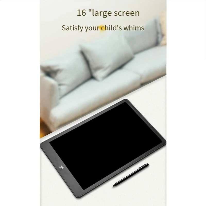 16 Inch Office LCD Handwriting Tablet Colorful Handwriting Children's Painting Graffiti Hand-Drawing Tablet,Blue Easy Install
