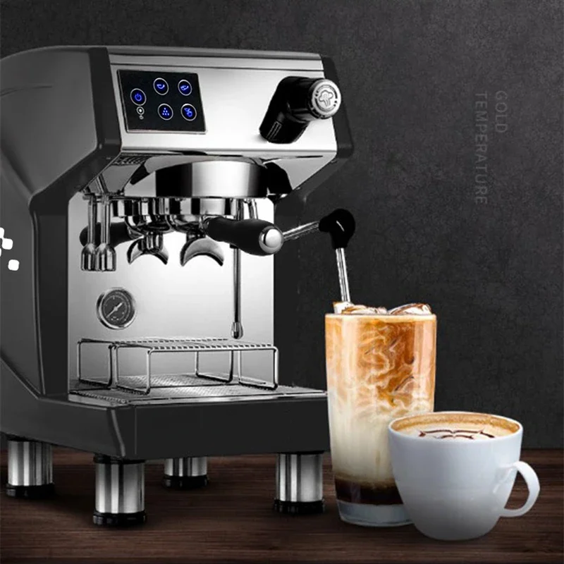 

Professional Stainless Steel Cafe Single Group 15 Bar Pump Semi Auto For E61 Electric Commercial Espresso Coffee Machine