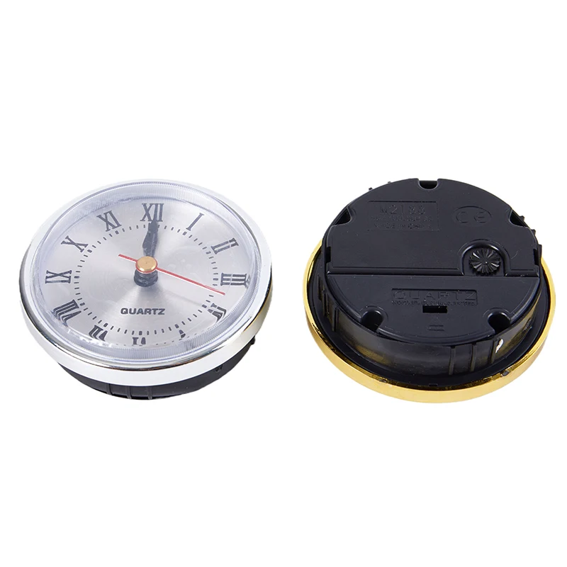 High Quality Classic Clock Craft Silent Accurate Quartz Movement 65mm Round Clocks Head Insert Roman Number Little Clock