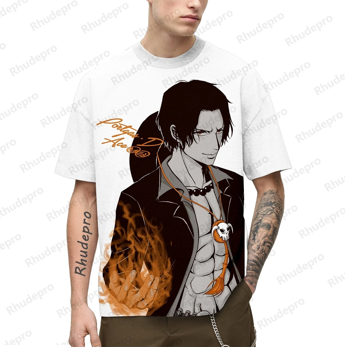 2024 męskie jednoczęściowe Anime Monkey D. Luffy drukowanie 3D koszulka Cosplay damskie i dziecięce koszulki uliczne unisex duży top