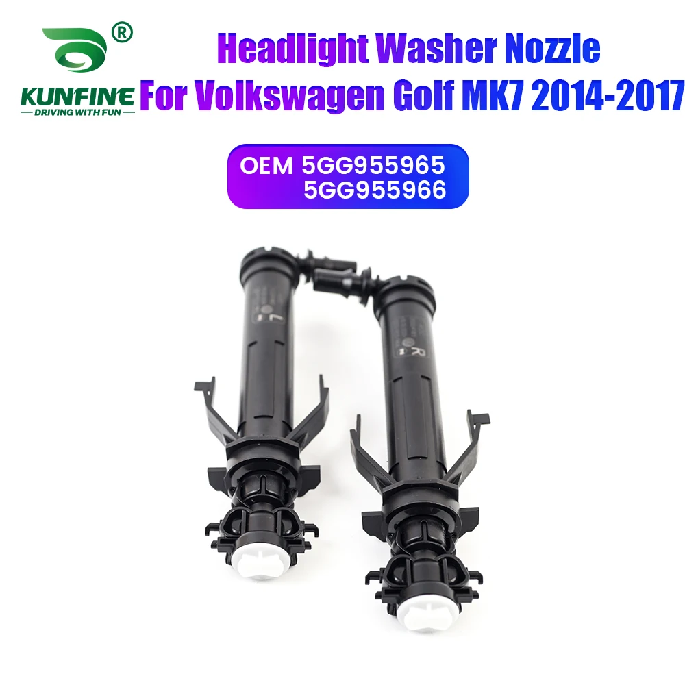 

Автомобильная фара, передний бампер, омыватель, распылительная насадка, крышка насоса для фар для Volkswagen Golf MK7 2014-2017 5GG955965 5GG955966