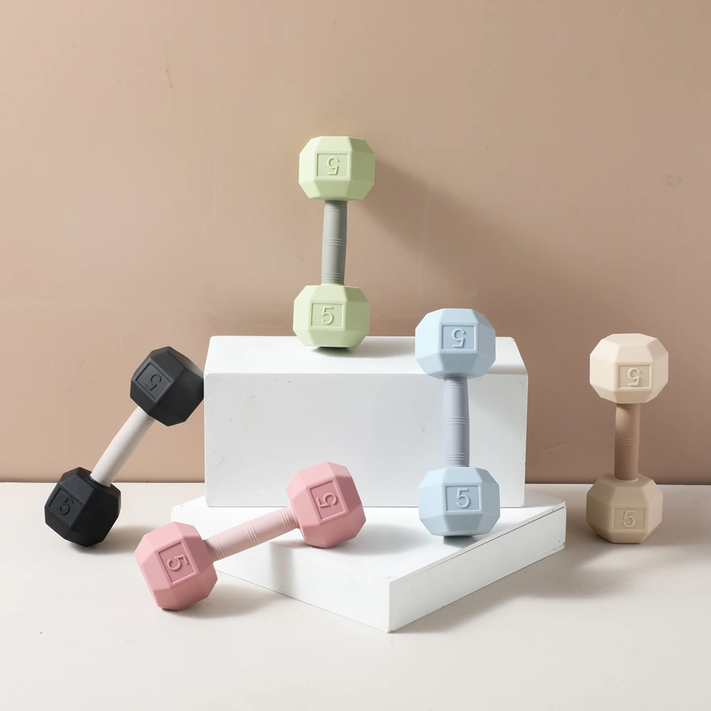 Baby Silicone Dumbbell Teether Toy – Shake-to-Sound Sensory Rattle, Soft & Durable, Easy to Clean, Shape & Color Cognition Gift view 4