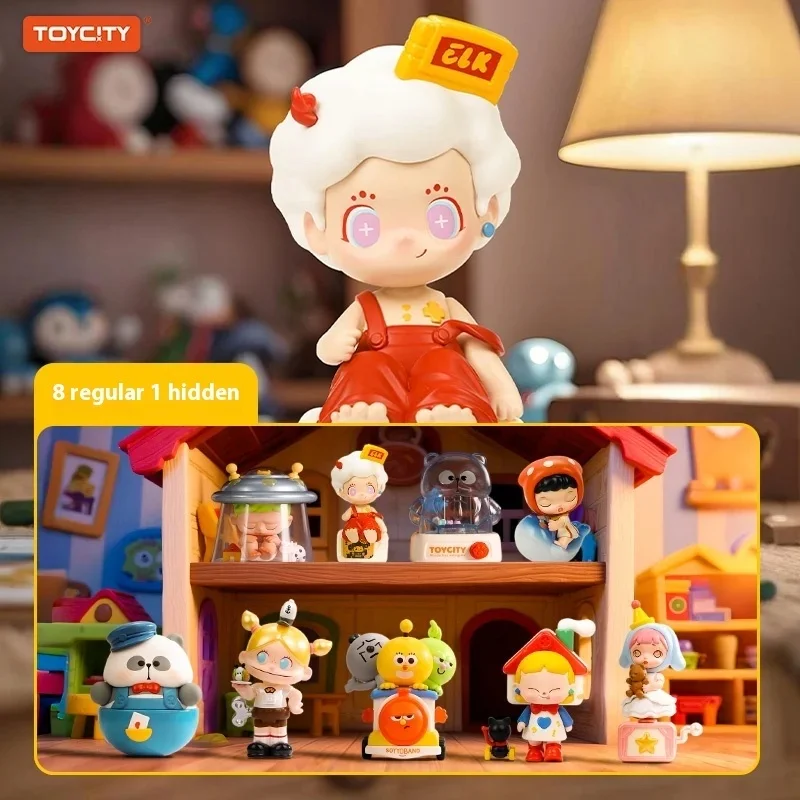 

Limited-Time Discount 10% Toycity Retro Handmade Toys House Blind Box Trendy Desktop Doll Accessory Childhood Gift Creative Toys
