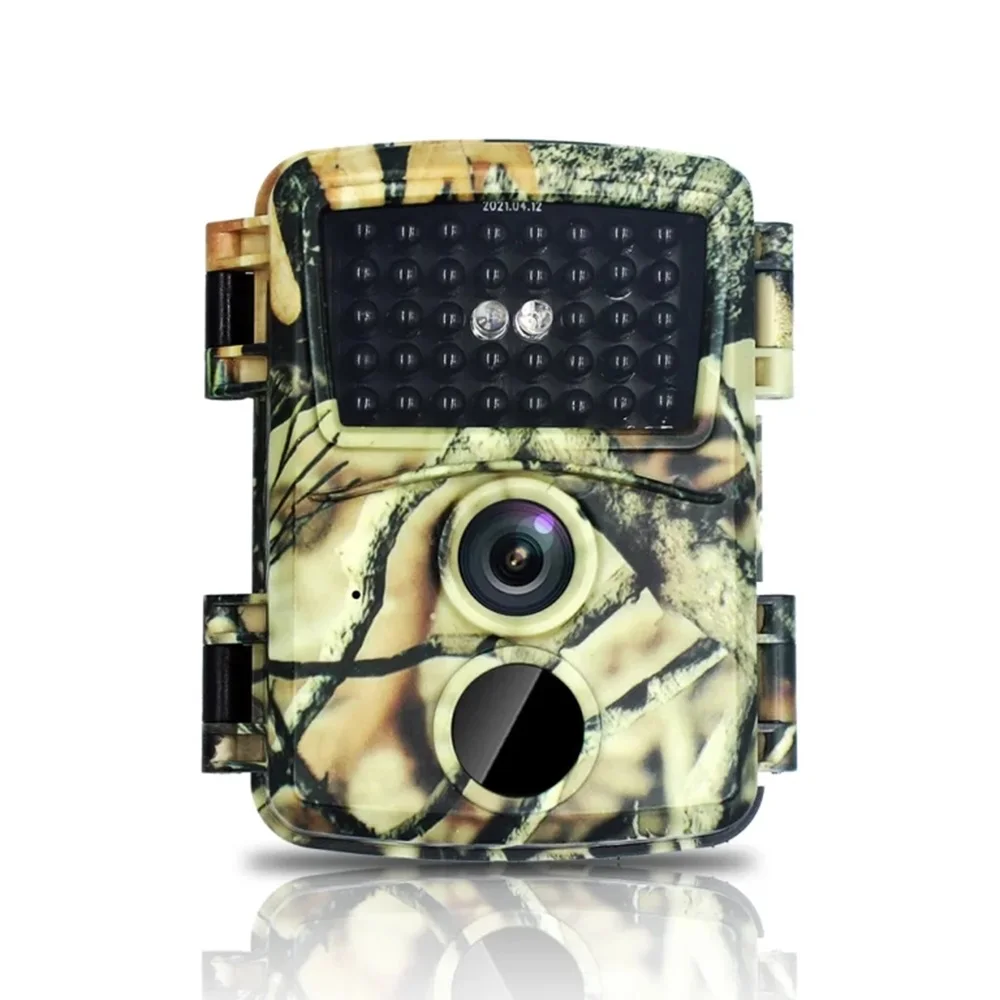 PR600C 20MP Mini Game Camera Trap with IP54 Waterproof 38pcs 940nm Black Lights for Wild Life Observation Video Monitoring