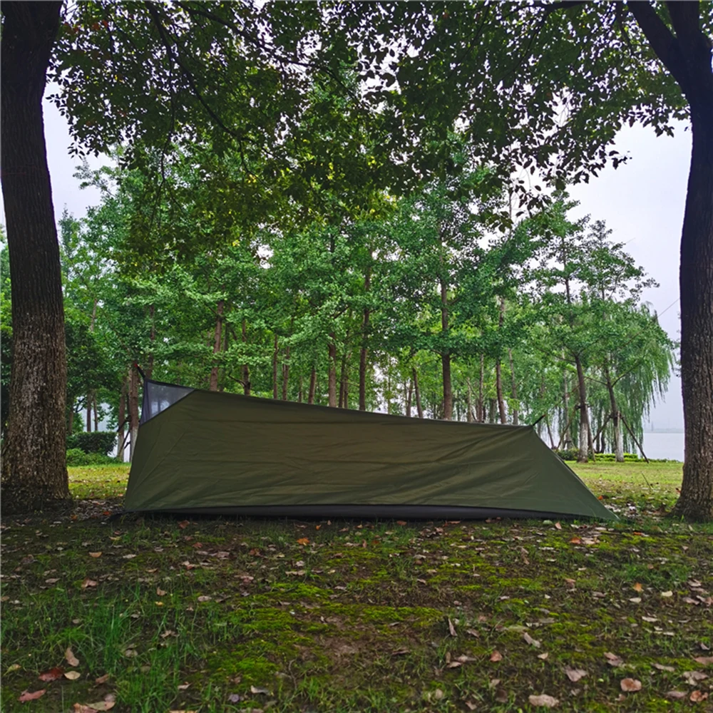 Backpacking Tent Outdoor Camping Sleeping Bag Tent Lightweight Single Person Tent with Mosquito Net