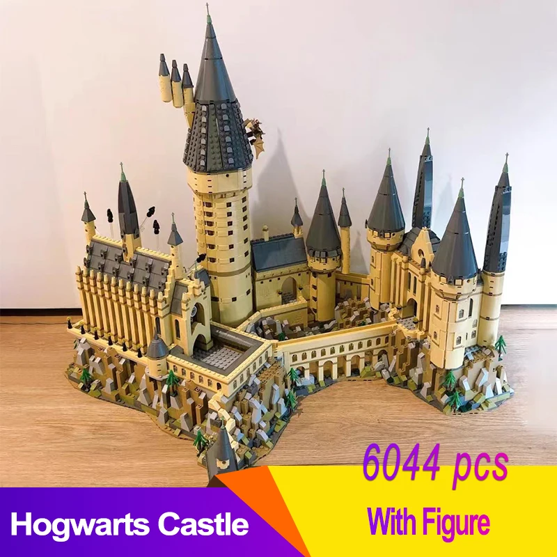 With LED Light Classic Building Block Castle Model Set Compatible MOC 71043 Display Assembly City Bricks Christmas Kid Toys Gift