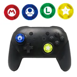 4pcs soft Silicone Analog Thumb Stick Grips Caps Cover Thumbsticks Cap Skin for Nintend Switch PRO PS4 PS5 Xbox One Controller
