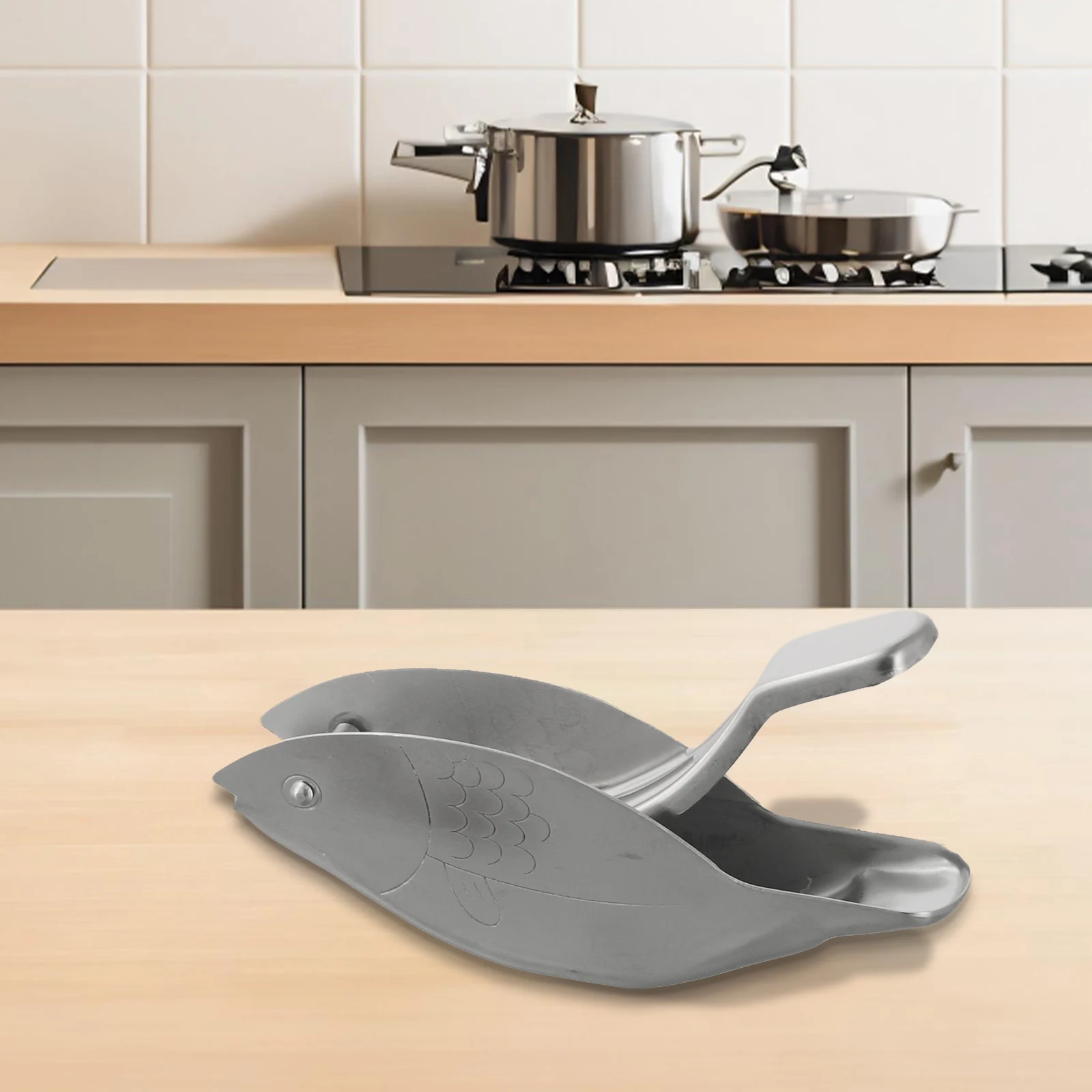 

Manual Juicer Lemon Juicer Fruit Juicer 304 Stainless Steel Fish Type Lemon Juicer Hand Squeezer Household New
