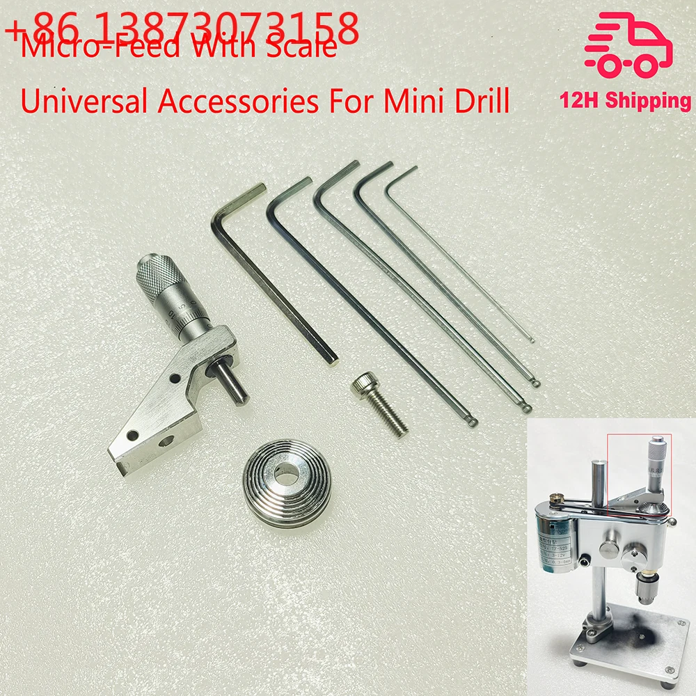 Micro-Feed With scale Universal Accessories For Mini Bench Drills