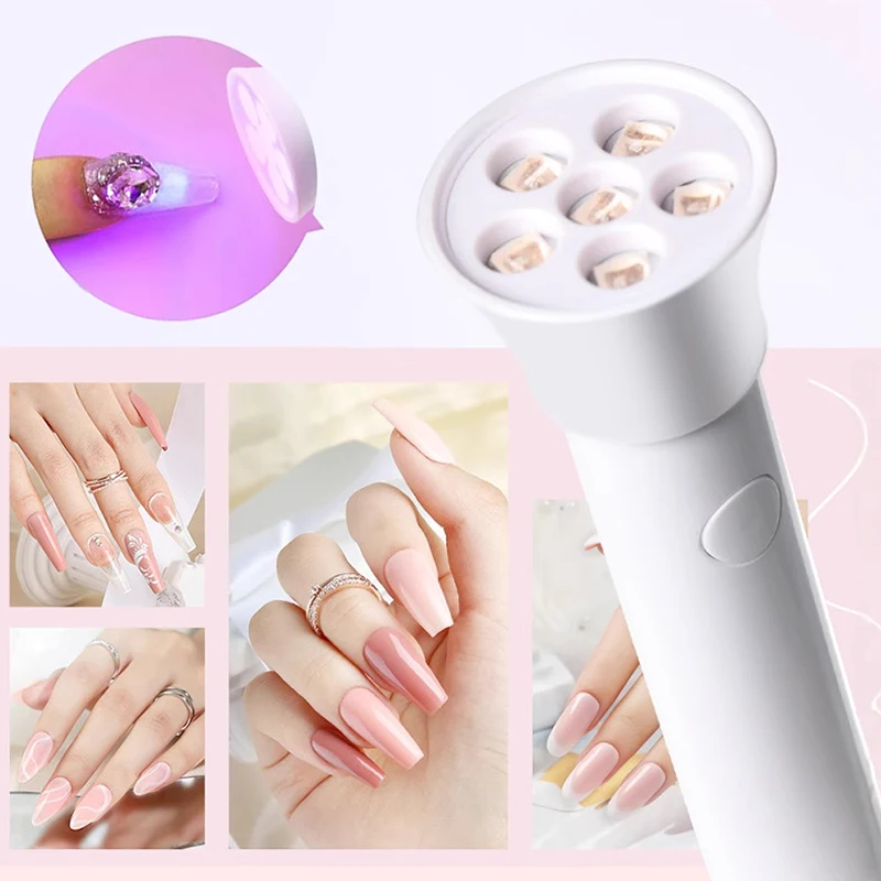 Lampe sèche-ongles LED UV portable, lampe pour durcir tous les vernis gel, aste par USB, machine de manucure à séchage rapide, outils d'art des ongles