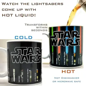 Star wars coffee mug heat activated online
