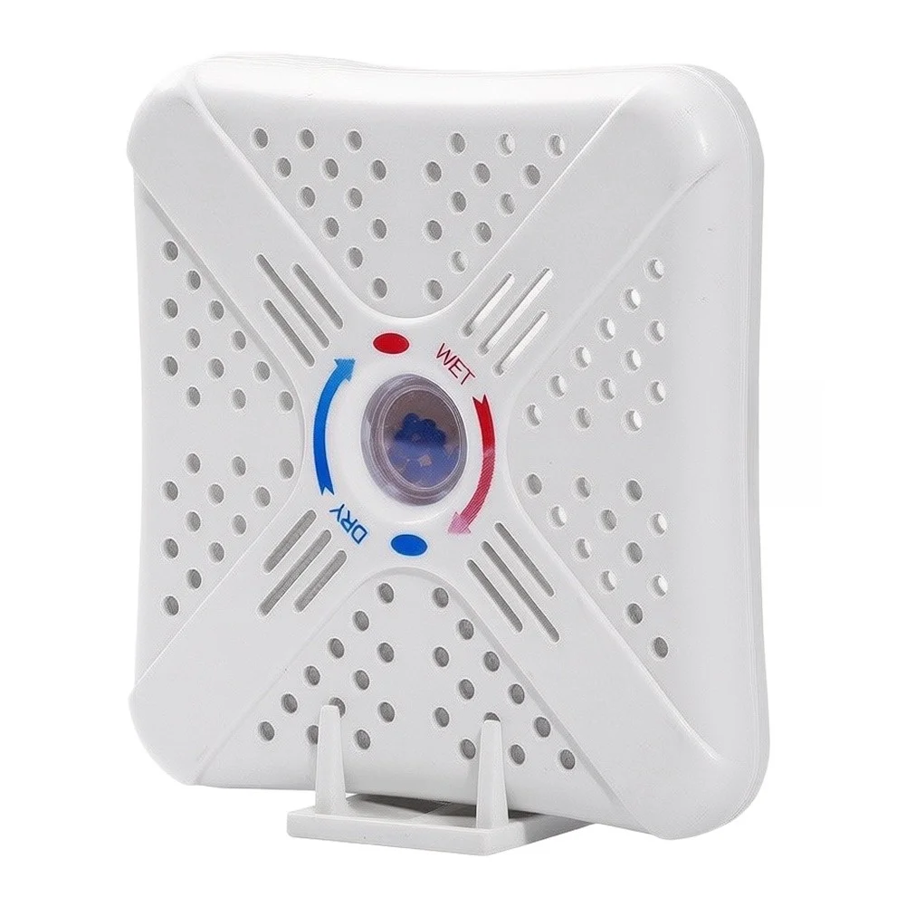 Rechargeable Dehumidifier for Safes Drawers Vehicles Cabinets 16x19x6cm ABS Moisture Absorber with Color Change Indicator