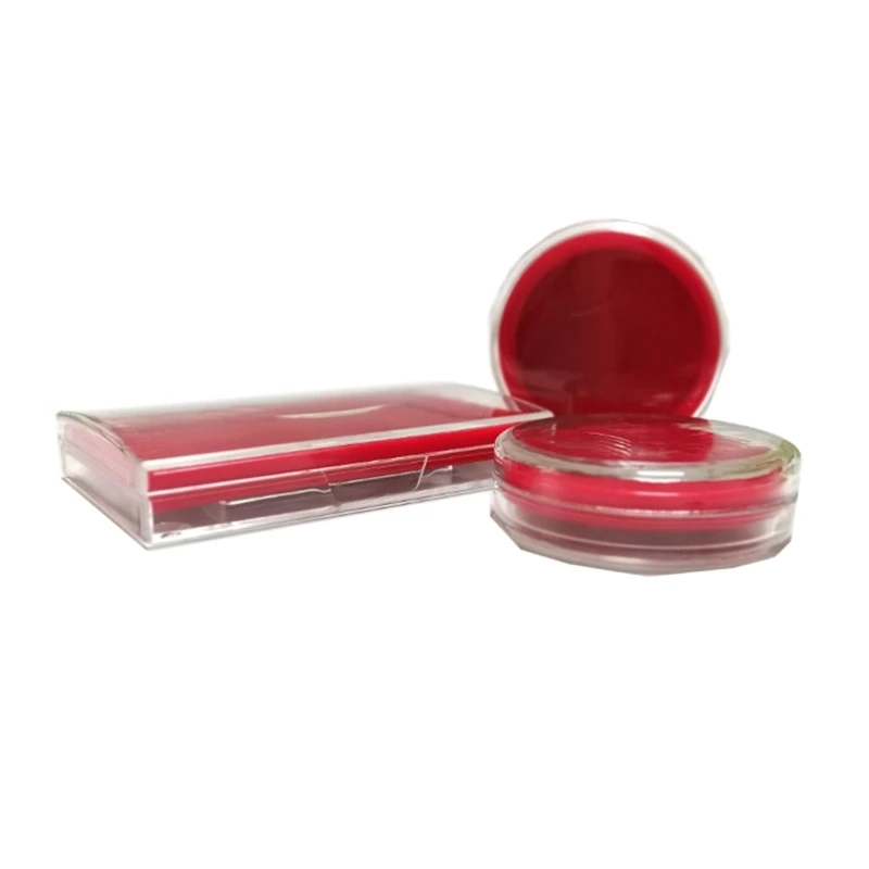 Чернильная подушечка для печати пальцев Чернильная подушечка для штемпеля Чернильные подушечки Яркие цвета, четкие отпечатки