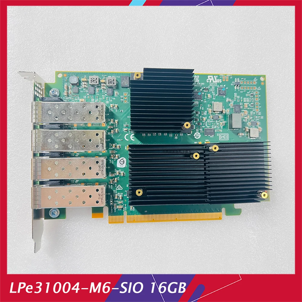 LPE31004-M6-SIO для emex Quad 16G fiber Channel Card SNA Storage HBA Card