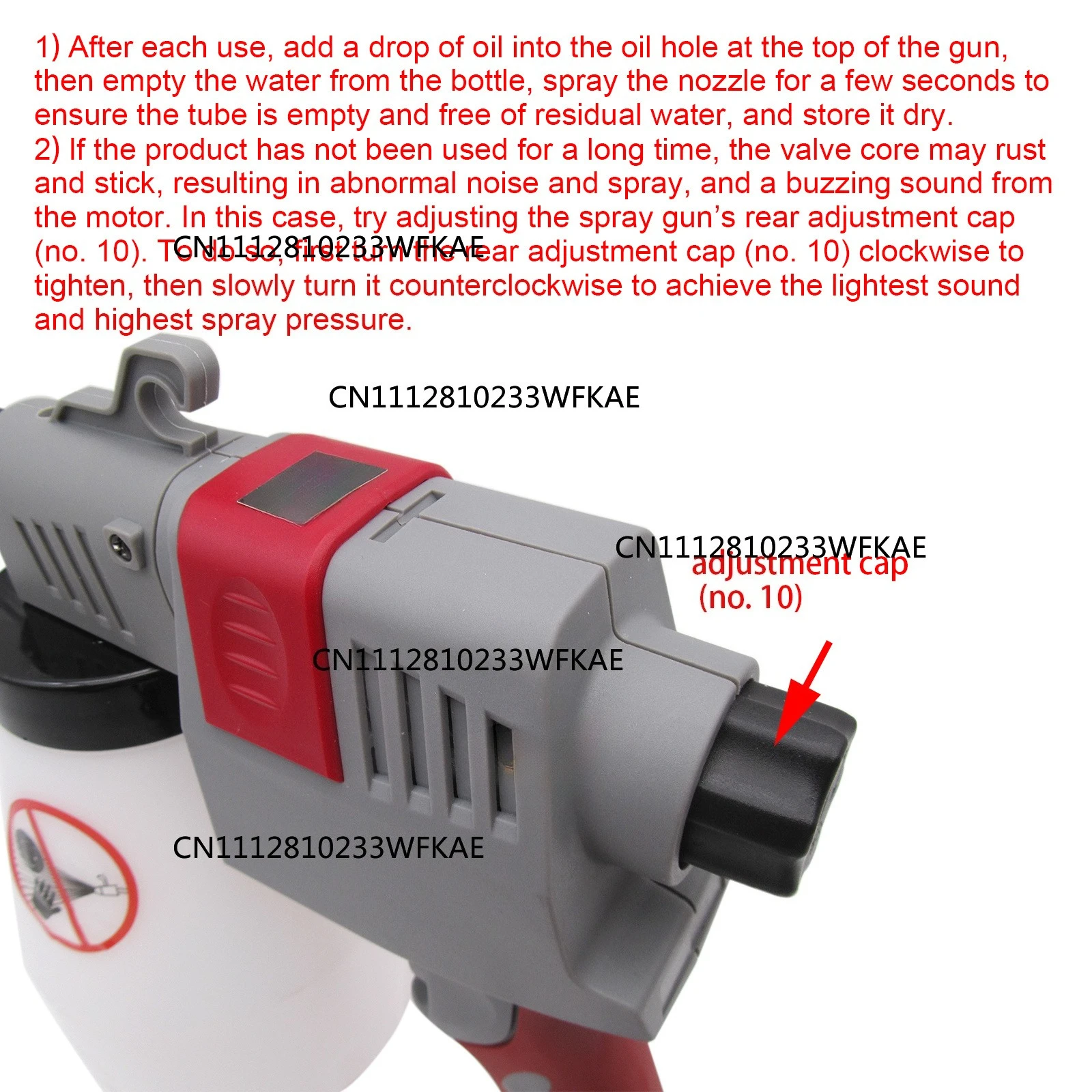 110V AC Plug Sports Shoes /Crystals/Rocks/Textile Spot/kitchen oil / Printing and Dyeing Cleaning Gun