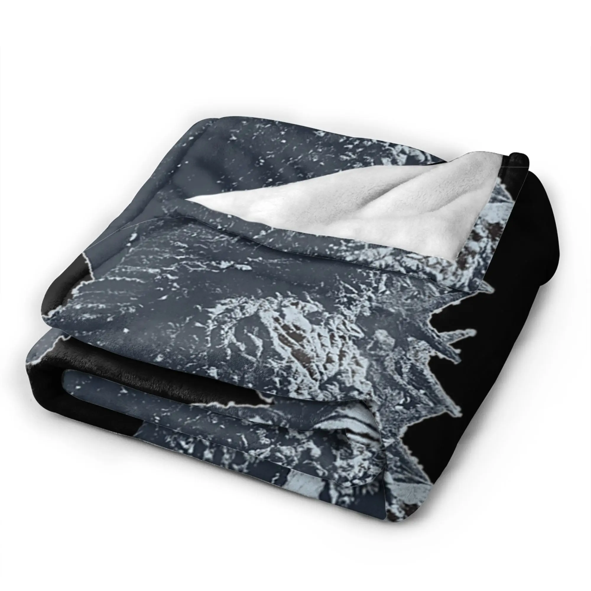Godzilla Minus One King of the Monsters Movie Poster Blanket Picnic Flannel Bedding Throws For Living Room Warm Bedspread Gift view 5