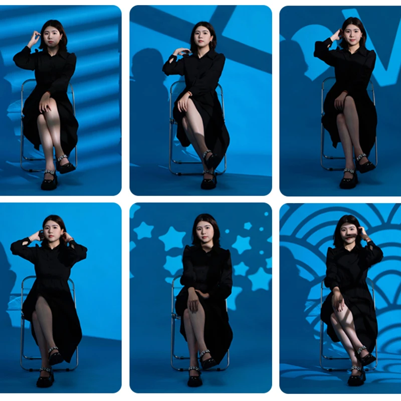 YSKE Well Making Bowens Mount Optical Snoot Photography Light Conical Flash Projector Attachment Spotlight Snoot Kit