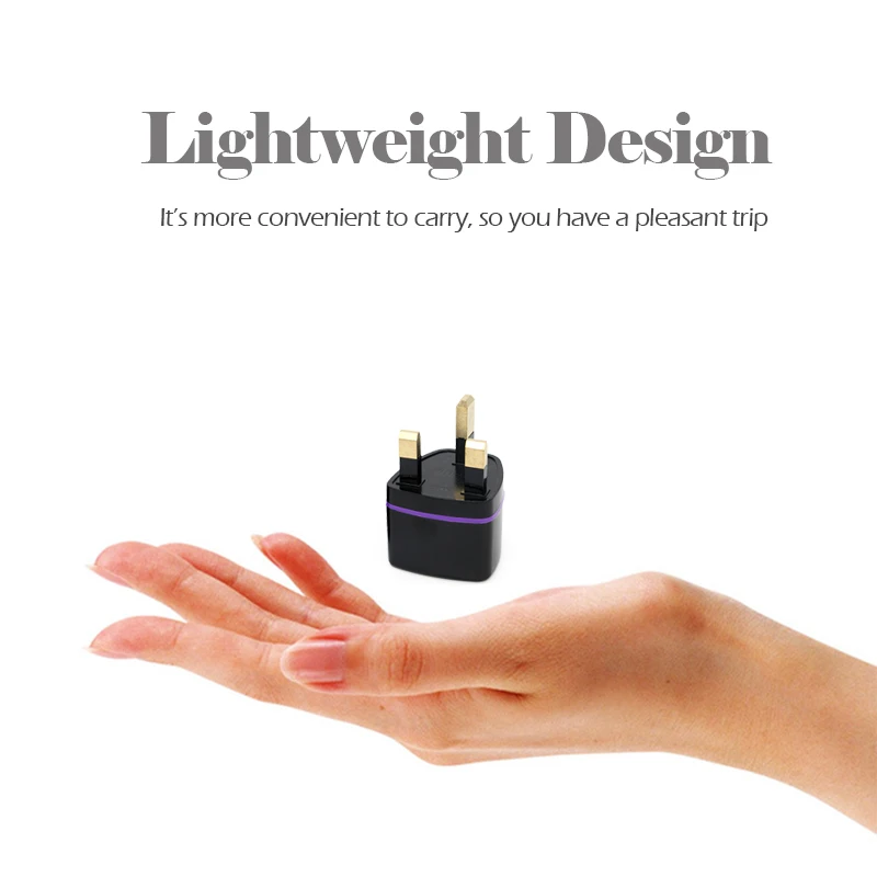 Universal EU US AU To UK Plug Travel Wall AC Power Charger Outlet Adapter Converter Socket England Singapore Malaysia Dubai HK