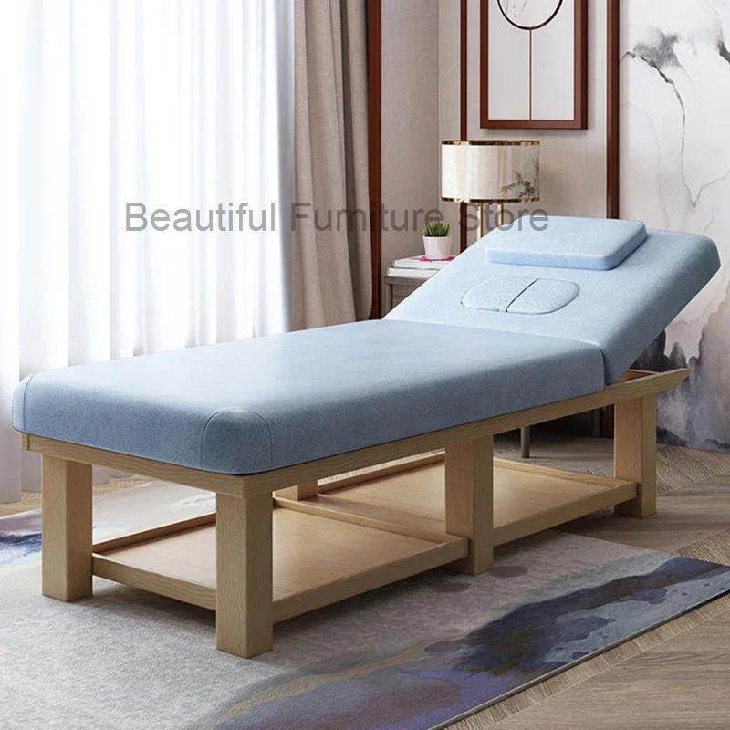 

Aesthetic Massage Table Professional Cosmetic Functional Reclining Portable Folding Bed Camas Y Muebles Massage Furniture MQ50MB