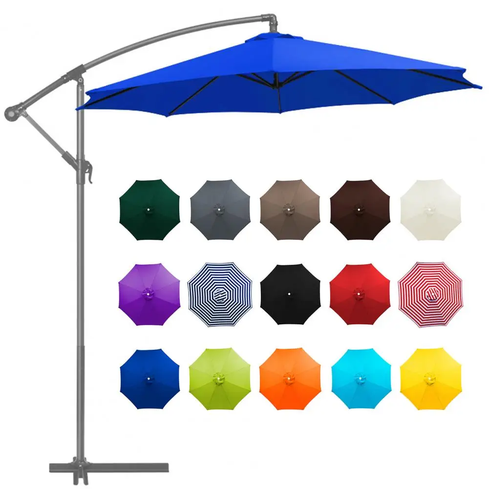 屋外パティオパラソルキャノピー交換用マーケットパラソルフレームと互換性あり庭やデッキ用の耐久性のあるサンシェード