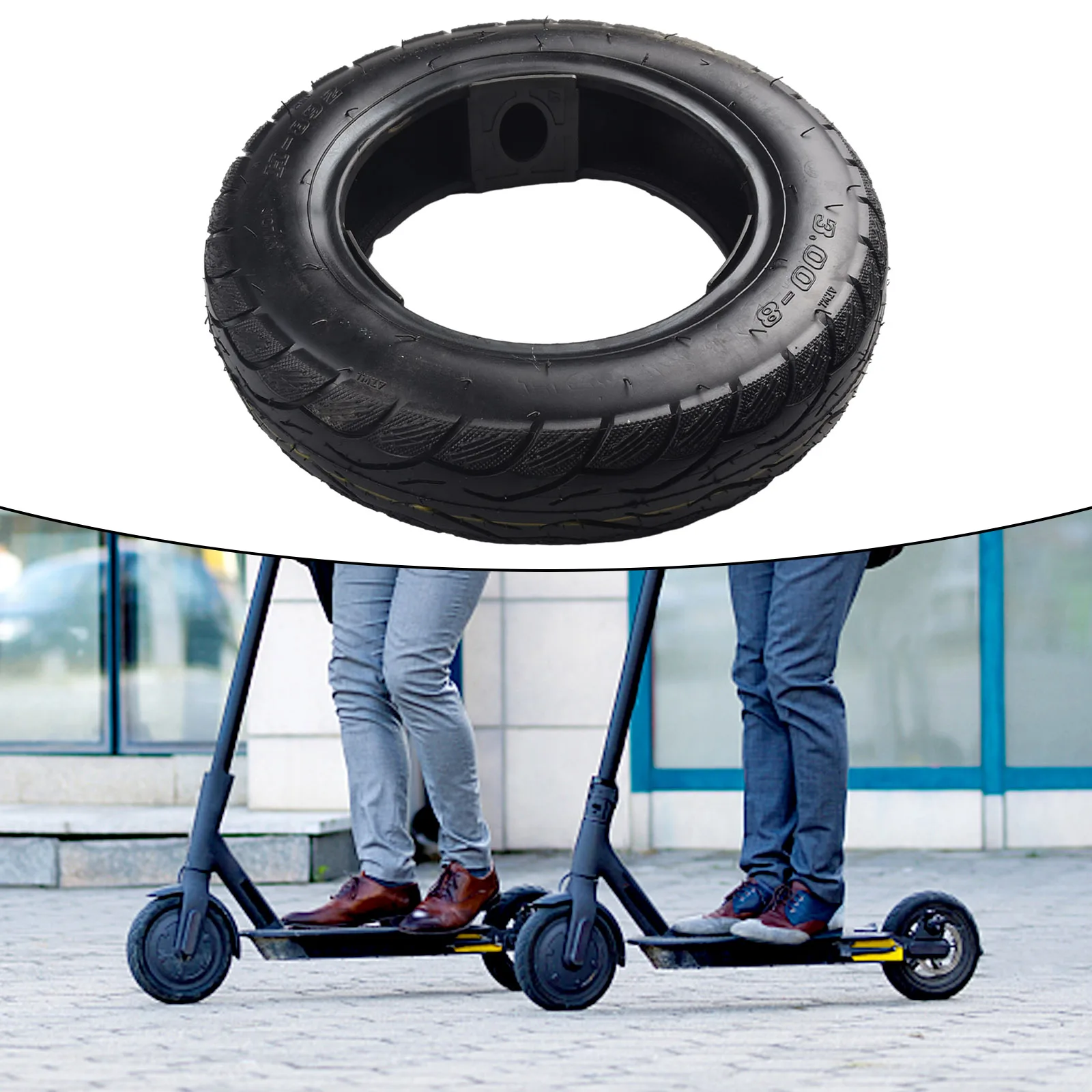 

Electric Scooter-Mini Motorcycle Trolley 3.00-8 Tubeless Tire Vacuum Tyre For Electric Scooter Accessories Replacement Parts