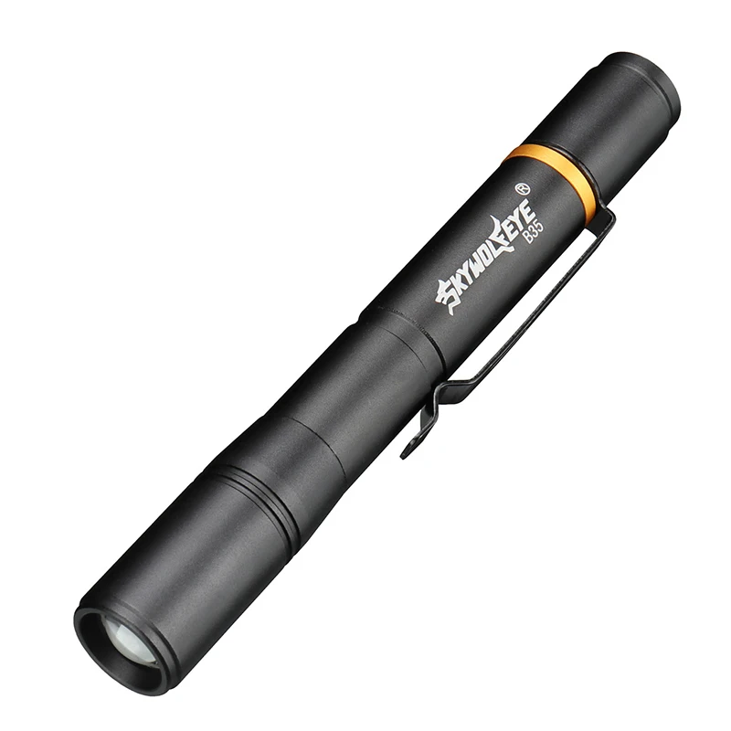 Mini Rechargeable LED Flashlight Double Light Source Medical Light Mini Portable Pen Flashlight Led Two Modes Torches