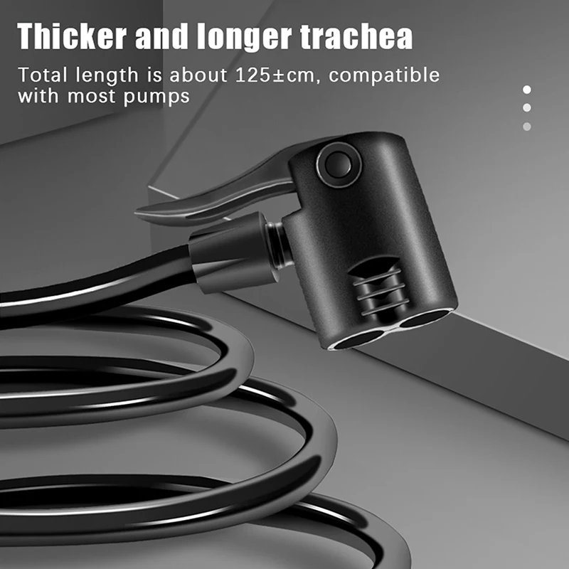 Bicycle Air Pump Extension Tube Pump Bicycle Hose Air Pump Connector Bike Air Pump Tire Inflator Nozzles Accessories Pump Hose