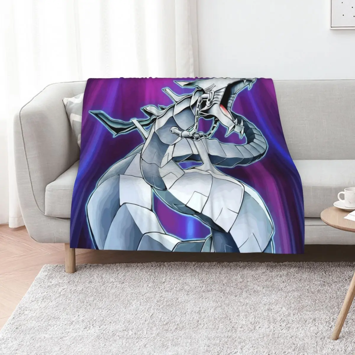 Cyber dragon Throw Blanket Thermals For Travel Fashion Sofas Shaggy Thin halloween Blankets For Sofas Blankets