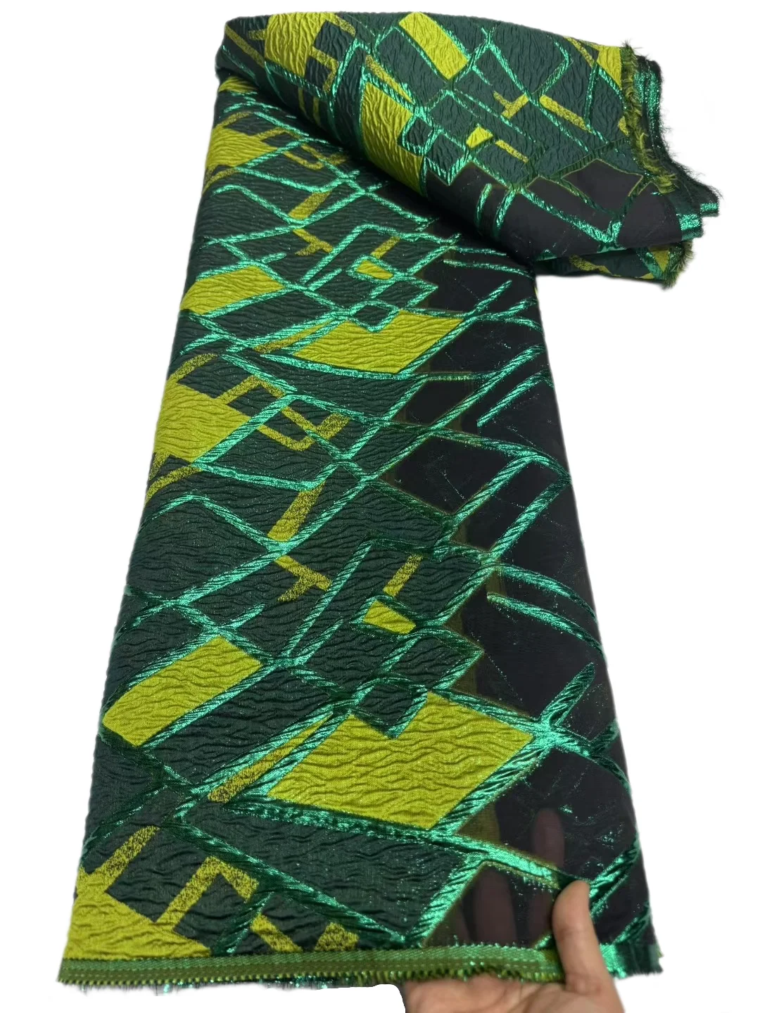 

Новый модный дизайн, парчовая жаккардовая кружевная ткань 2025, высококачественная африканская ткань, кружевная французская кружевная ткань для женщин, свадебное платье