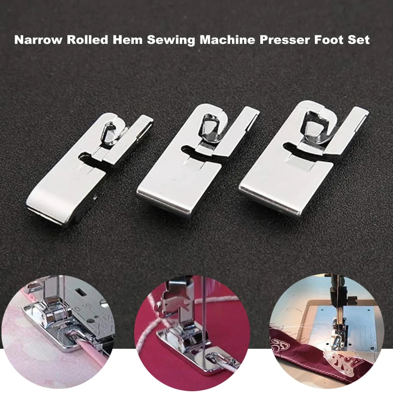 3 Stuks 3mm 4mm 6mm Smalle Rol - Sewing Tt recensie en prijs